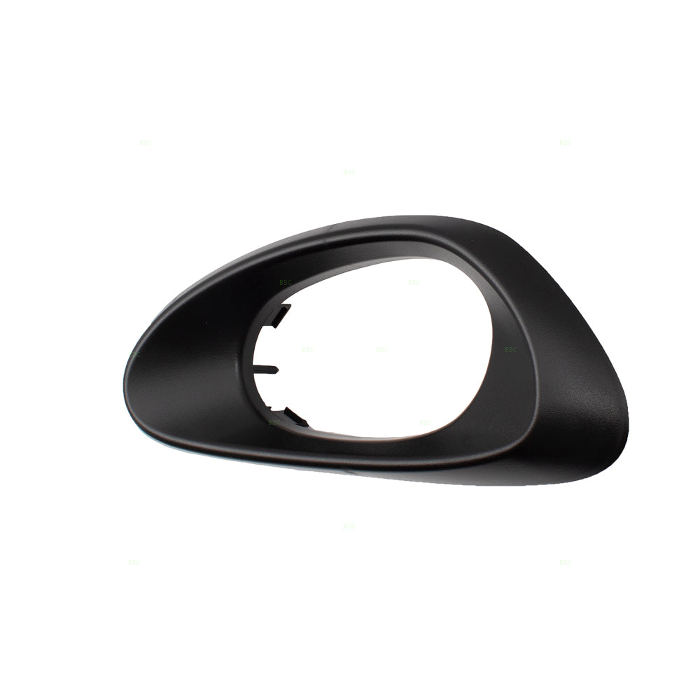 Brock Replacement Passengers Front Interior Inside Door Handle Trim Bezel Black Textured Compatible with 02-09 Trailblazer & 02-06 EXT 15214502