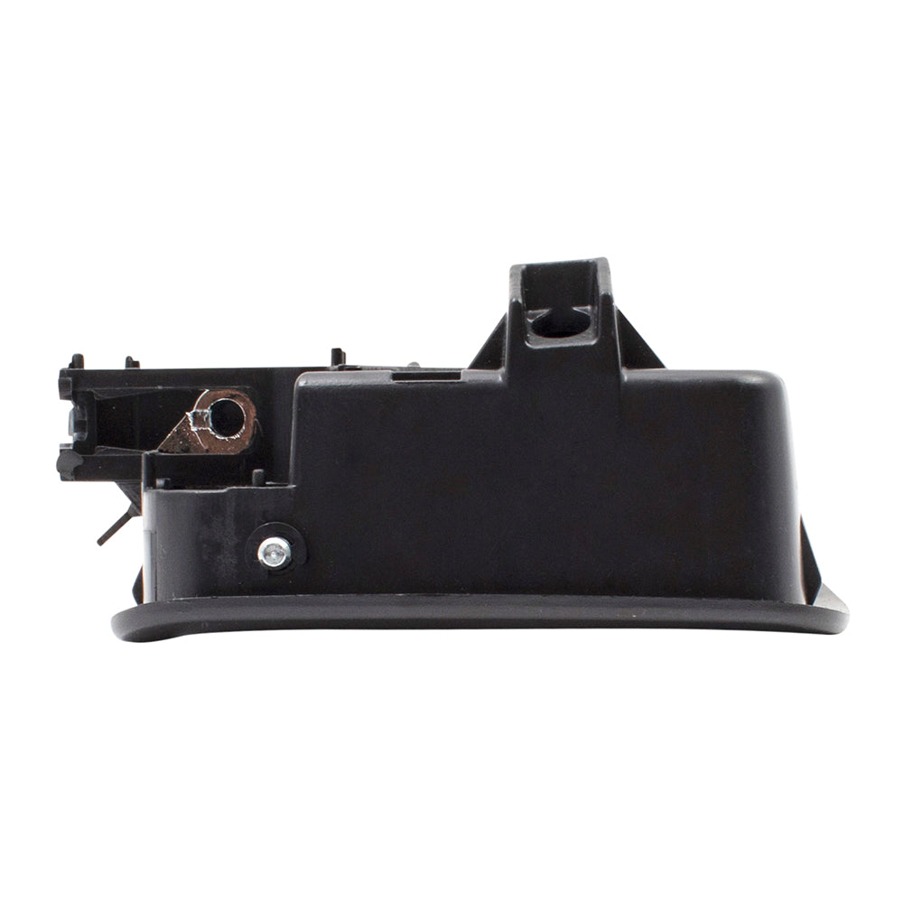 Brock Replacement Drivers Inside Door Handle Front Chrome Lever w/ Black Bezel Compatible with 05-10 Cobalt 07-09 G5 22722755 GM1352166