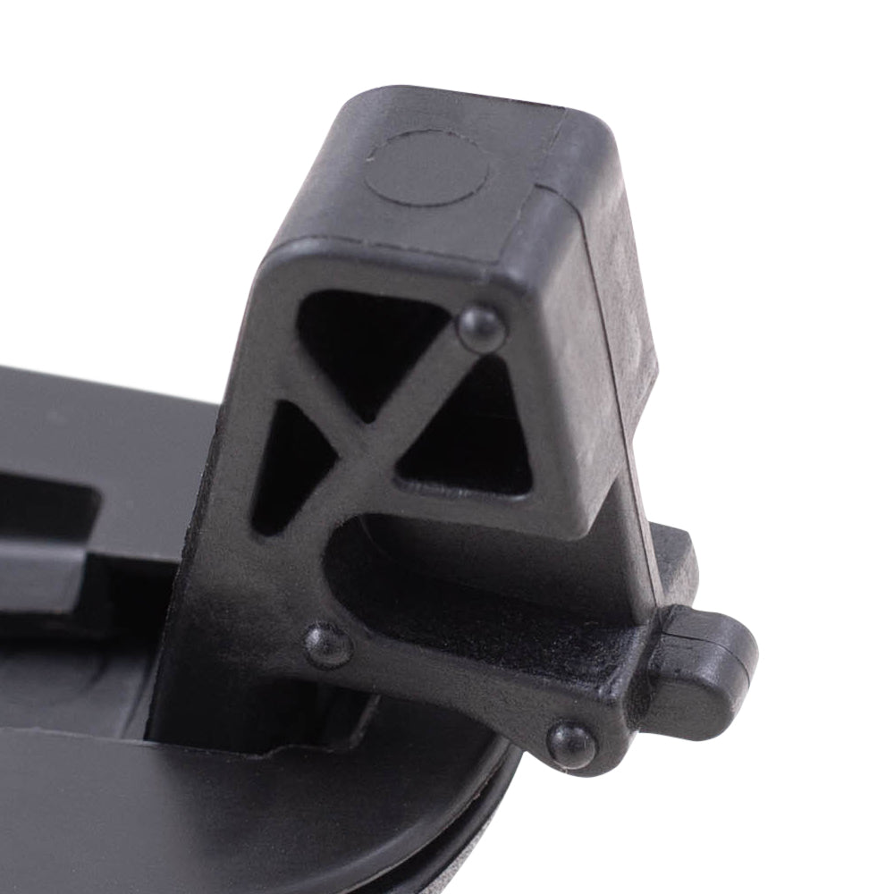 Brock Replacement Set Front Outside Door Handles w/ Cap Textured Compatible with 05-09 Equinox Malibu G6 Torrent