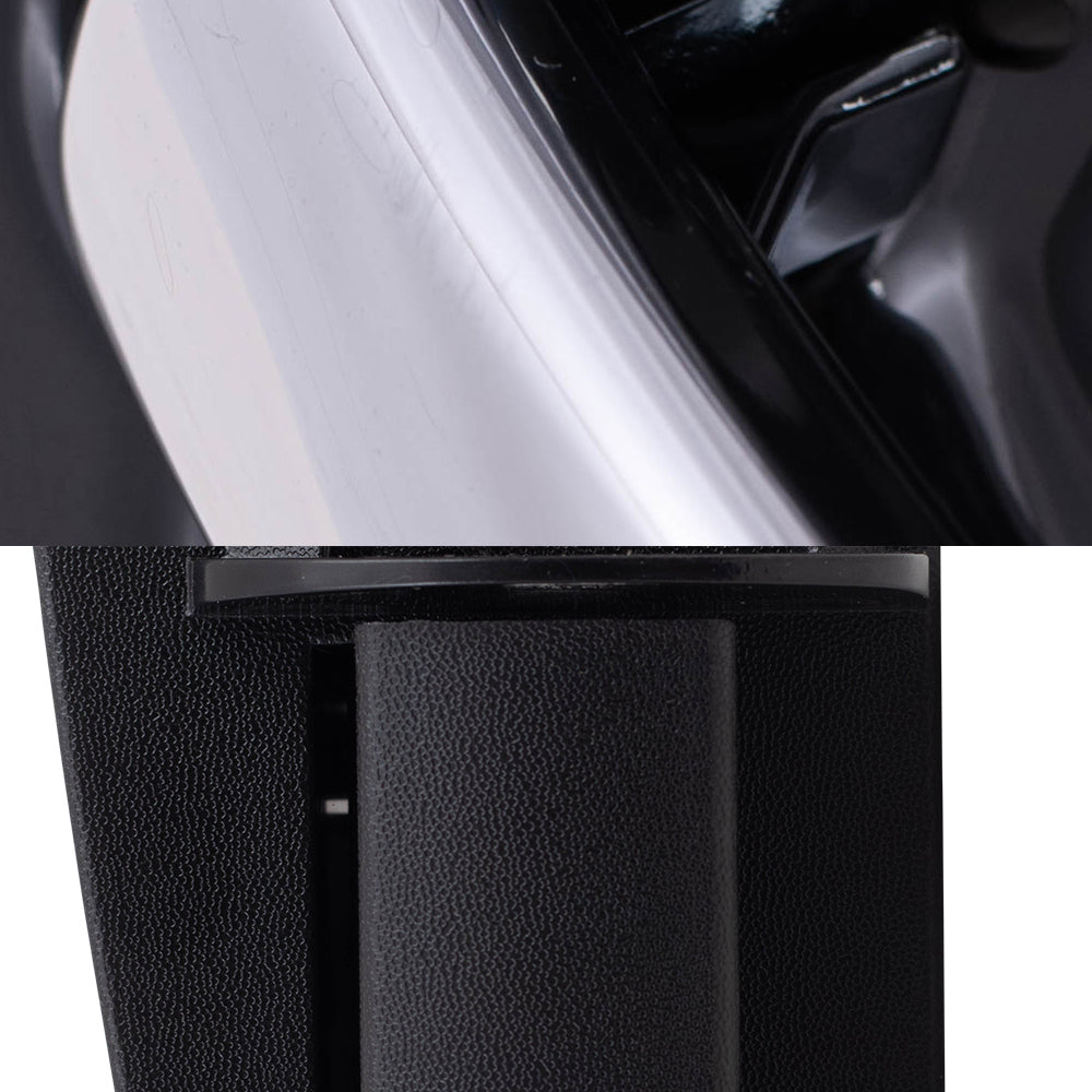 Brock Replacement Front and Rear Outside Door Handles 4 Piece Set Compatible with 1999-2007 Silverado & 1999-2007 Sierra Extended Cab ONLY