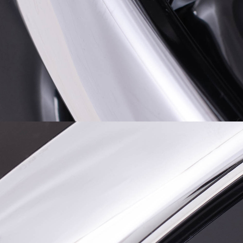Brock Replacement Driver Side Set of Front & Rear Outside Door Handles Black w/ Chrome Lever Compatible with 1999-2007 Silverado Sierra Pickup Truck 15745149 15745141