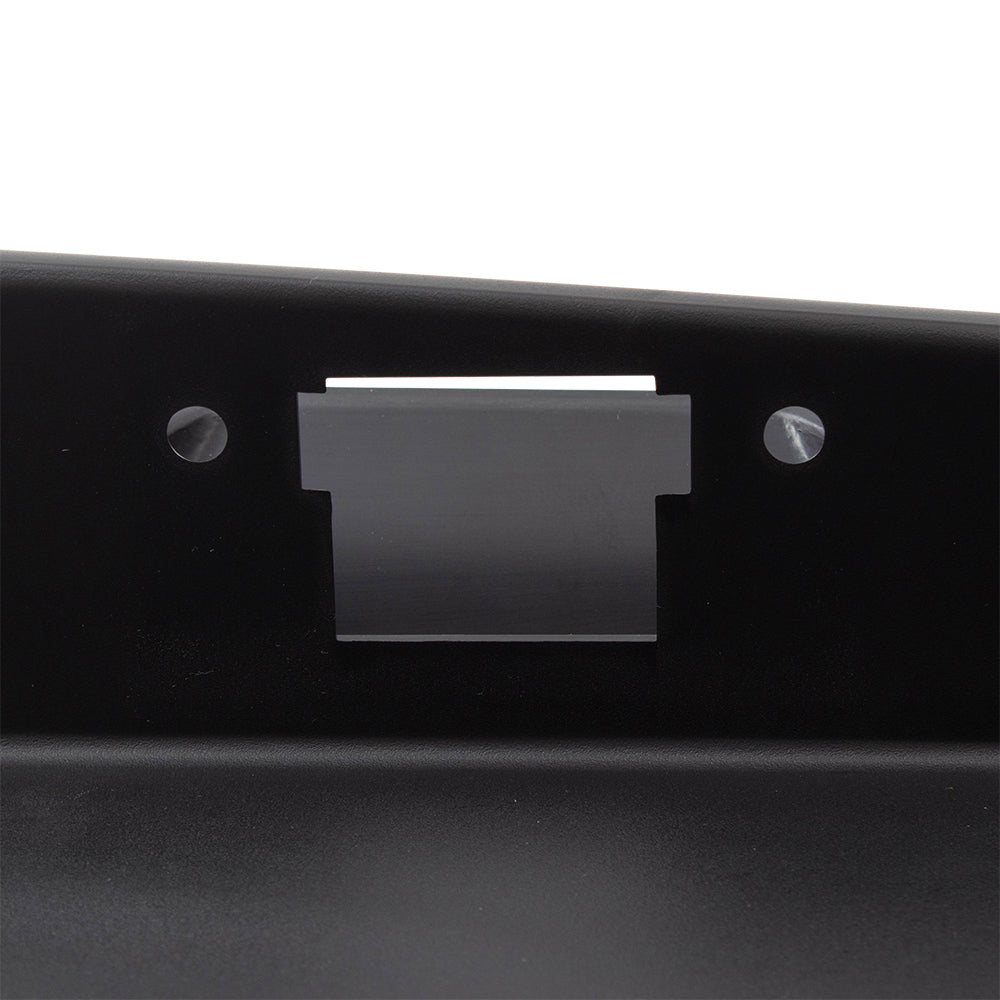 Brock Replacement Outside Rear Passenger Side Textured Black Door Handle & License Plate Bracket Compatible with 1996-2009 Express and 1996-2009 Savana 15269298 25866289