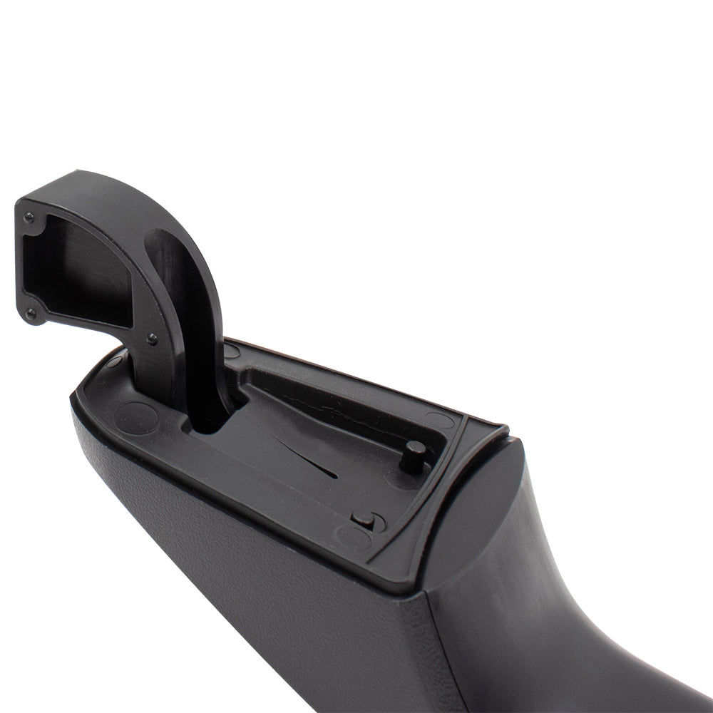 Brock Replacement Set Outside Rear Door Handles PTM w/ Cap Compatible with 14-19 Silverado Sierra Pickup Truck & 19 Sierra Limited/Silverado LD Without Passive Entry 13583889 13585748