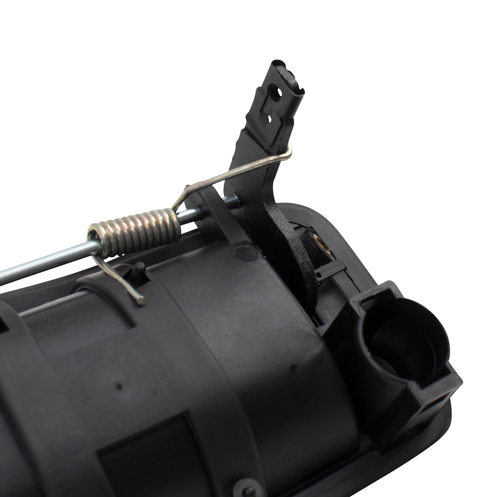 Brock Replacement Passenger Outside Front Door Handle Textured Black Metal w/ Plastic Base Right Compatible with 1995-2000 Tahoe C/K Pickup Truck 15050640 15727338