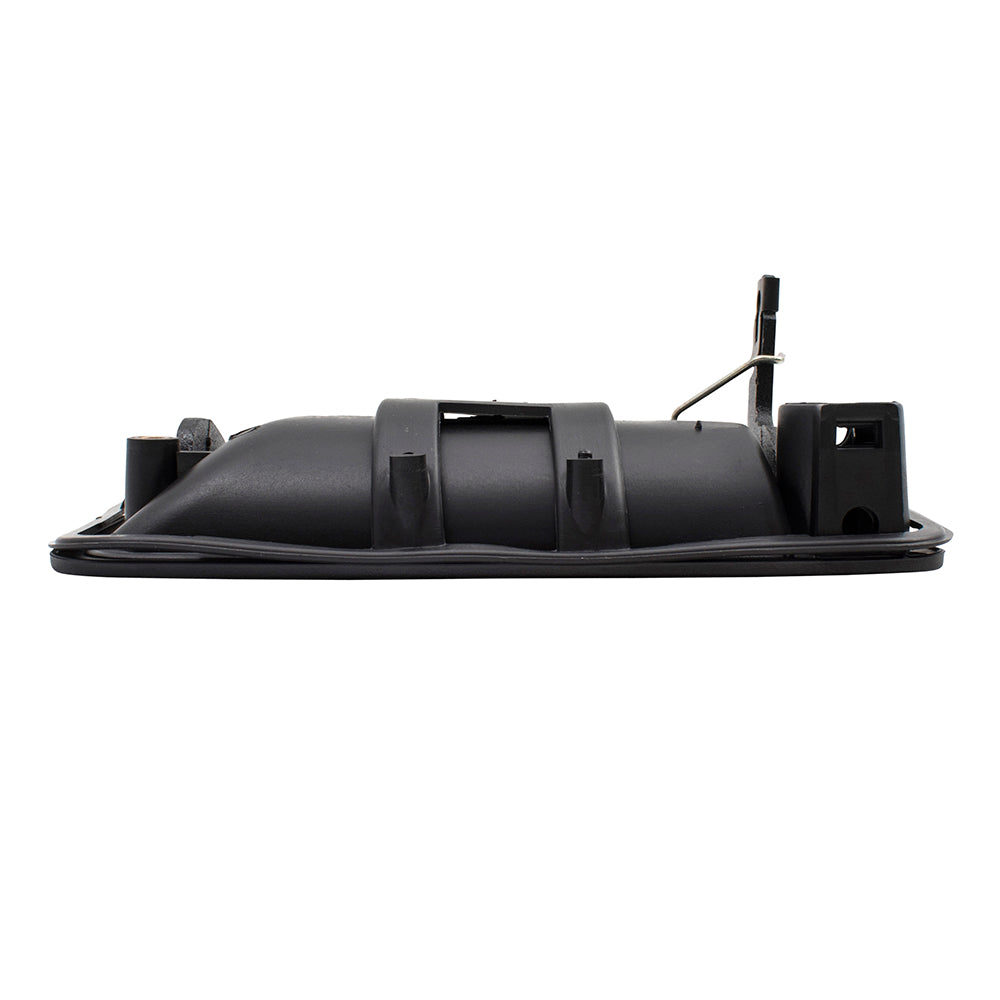 Brock Replacement Passenger Outside Front Door Handle Textured Black Metal w/ Plastic Base Right Compatible with 1995-2000 Tahoe C/K Pickup Truck 15050640 15727338