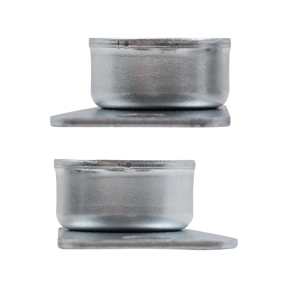 Brock Replacement Set 1 Bolt Mounting Inner Tailgate Hinges Compatible with 1988-2000 C/K Pickup Truck 15691087 15691088