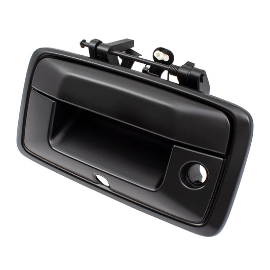 Brock Replacement Tailgate Handle Black Specialty Compatible with 14-15 Silverado Sierra 1500 Pickup Truck 15 2500 HD/3500 HD 23448681