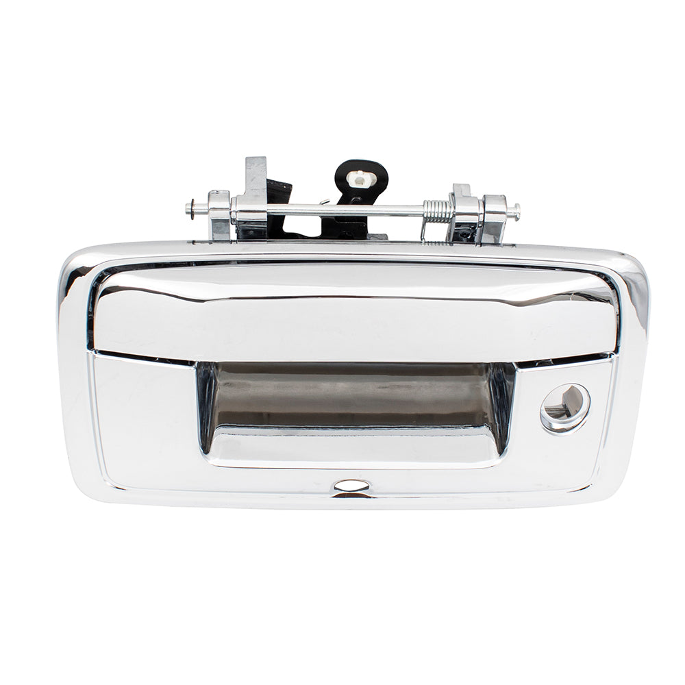 Tailgate Handle fits 16-19 Silverado Sierra Pickup Chrome Specialty Camera Hole