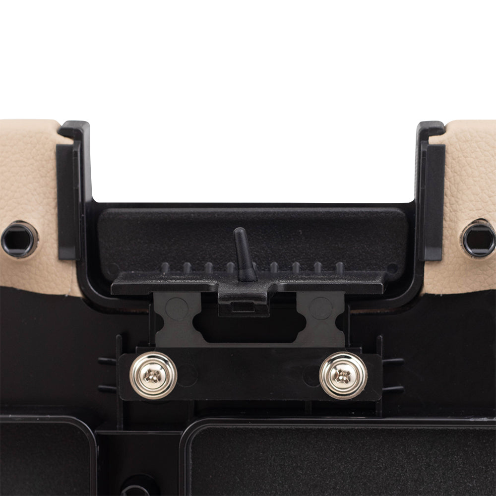 Brock Replacement Front Center Console Lid Tan Repair Compatible with 2007-2013 Silverado Sierra Escalade Pickup Truck with Split Bench 20864153