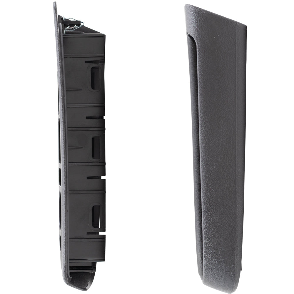 Brock Replacement Set Power Window Master Switch Dark Gray Bezels Compatible with 03-06 Silverado Sierra Crew Cab 07 Classic Pickup Truck