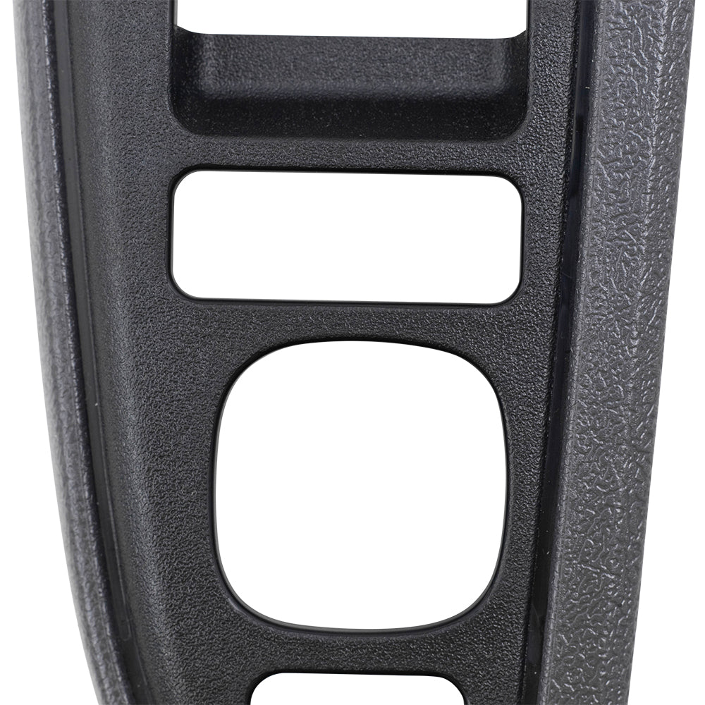 Window Master Switch Bezel fits 03-07 Silverado Sierra Crew Cab Driver Dark Gray