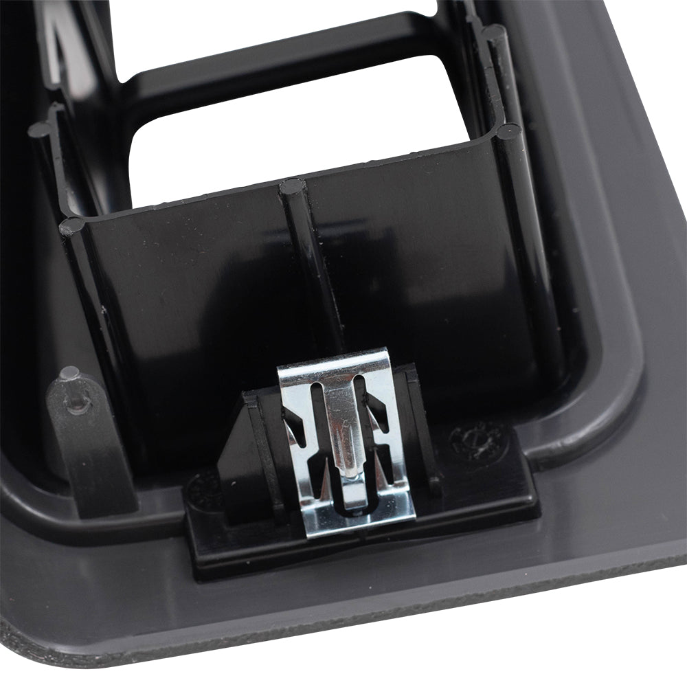 Window Master Switch Bezel fits 03-07 Silverado Sierra Crew Cab Driver Dark Gray