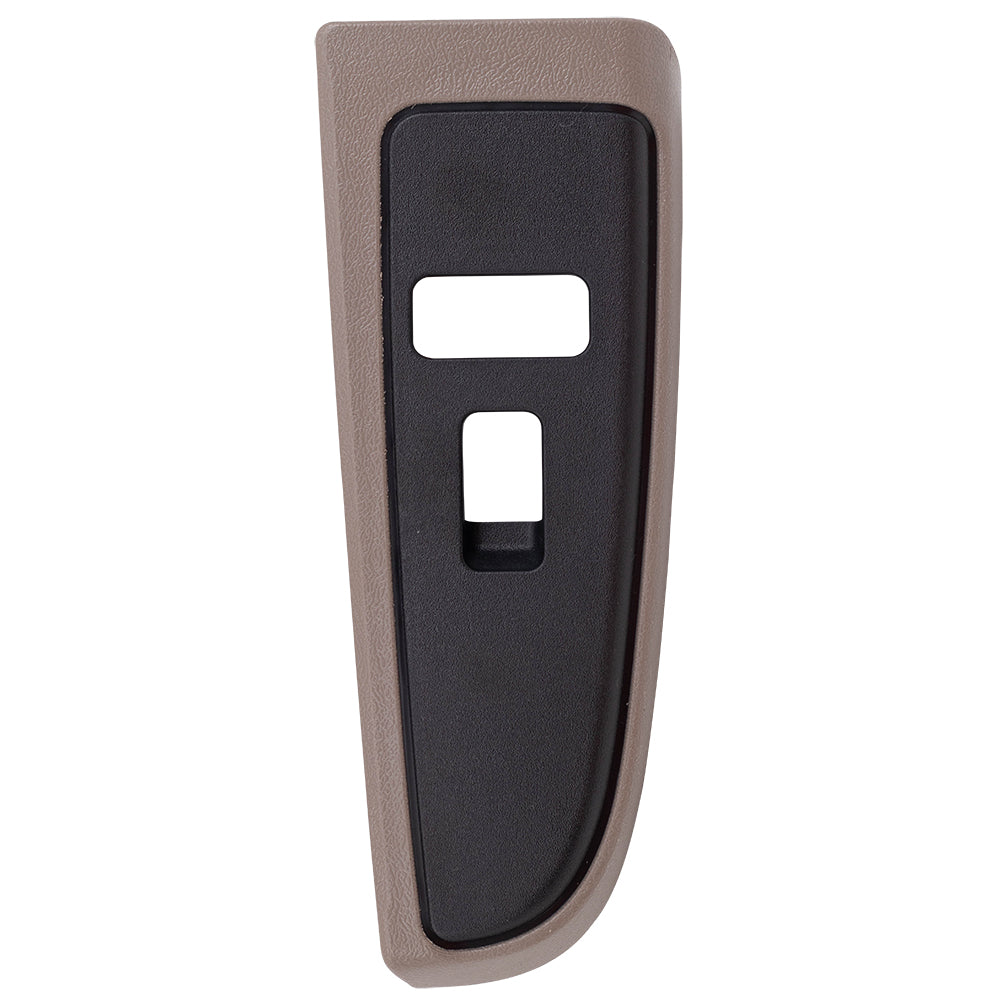 Window Master Switch Bezel fits 03-07 Silverado Sierra Crew Cab Passenger Tan