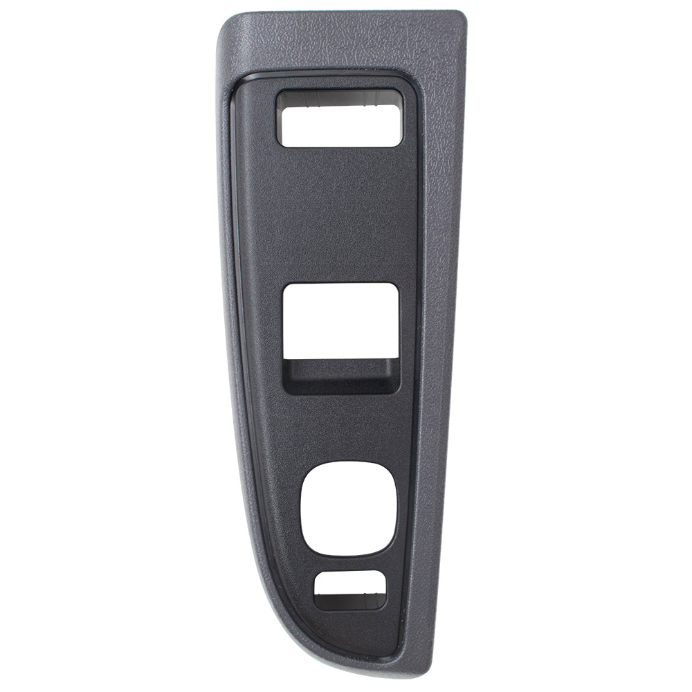 Power Window Master Switch Bezel fits 03-07 Silverado Sierra Driver Dark Gray