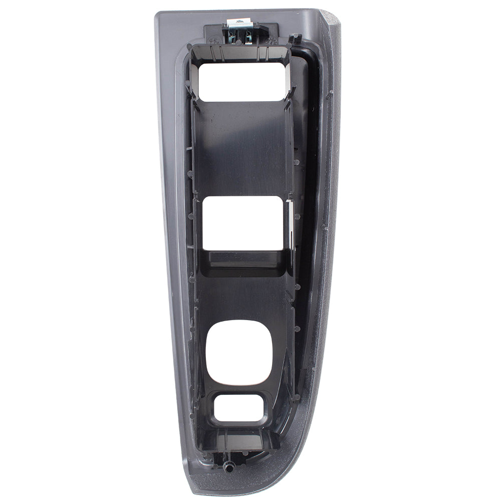 Power Window Master Switch Bezel fits 03-07 Silverado Sierra Driver Dark Gray