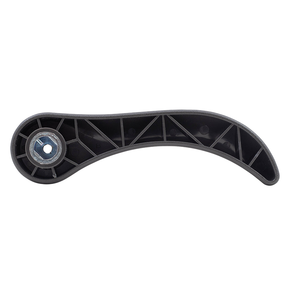 Brock Replacement Front Driver Dark Gray Pewter Manual Recliner Handle Dark Gray Compatible with 2004-2005 Colorado Canyon Pickup Truck 89041477