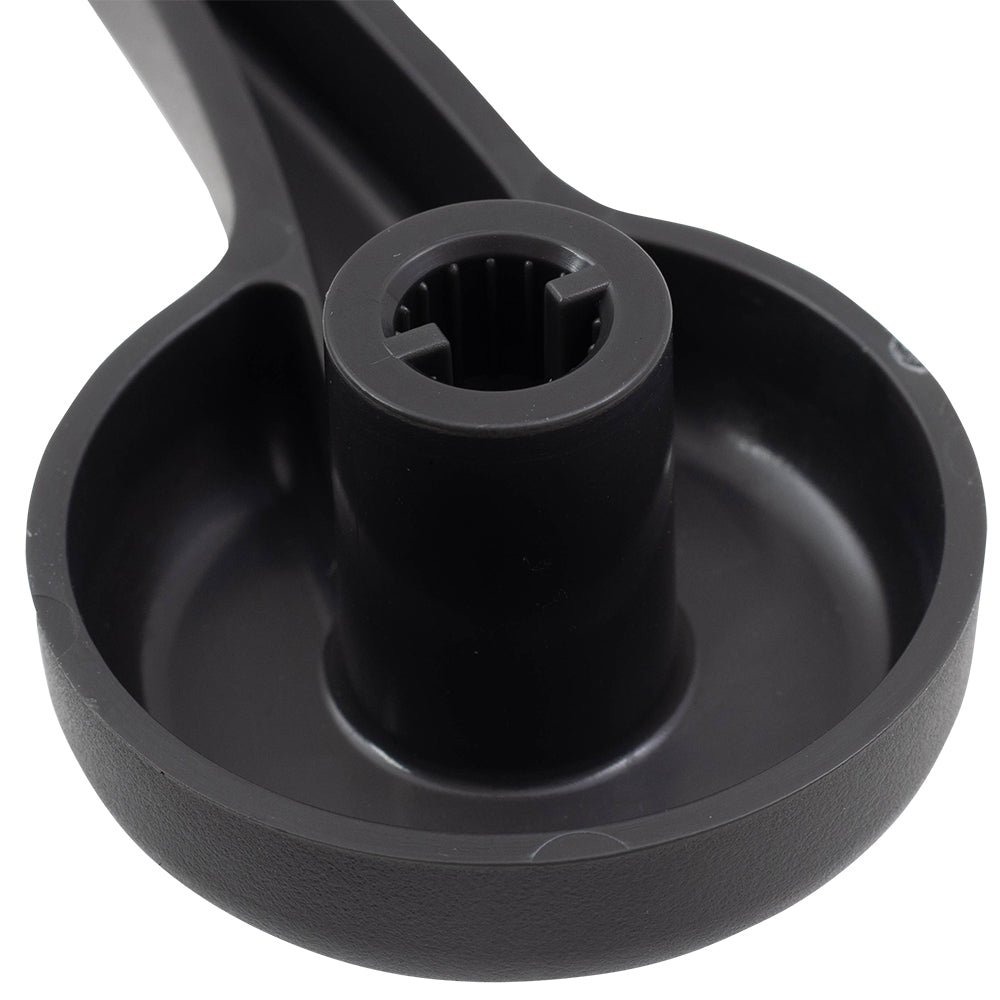 Brock Replacement Set Front Recliner Handles Charcoal Black Compatible with 2003-2007 Silverado Sierra Pickup Truck w/Split Bench