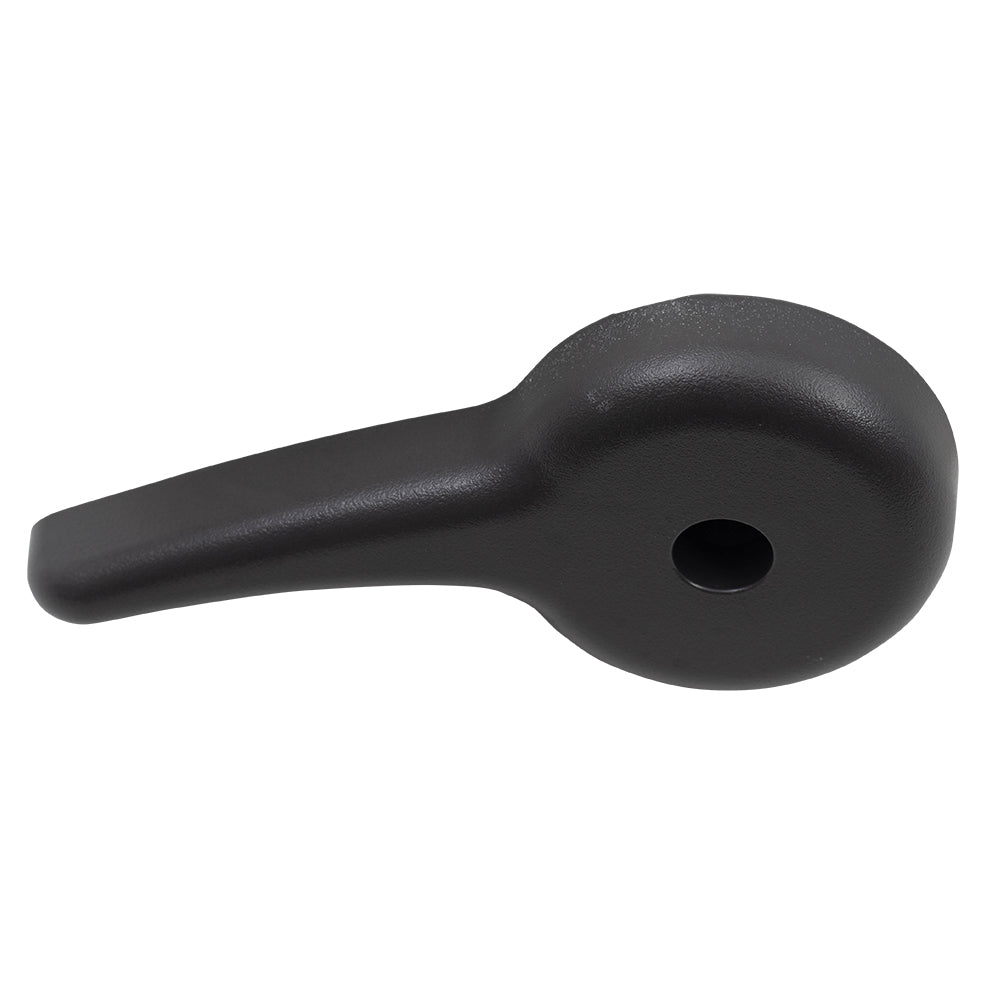 Brock Replacement Driver Front Recliner Handle Charcoal Black Compatible with 2003-2007 Silverado Sierra Pickup Truck w/Split Bench
