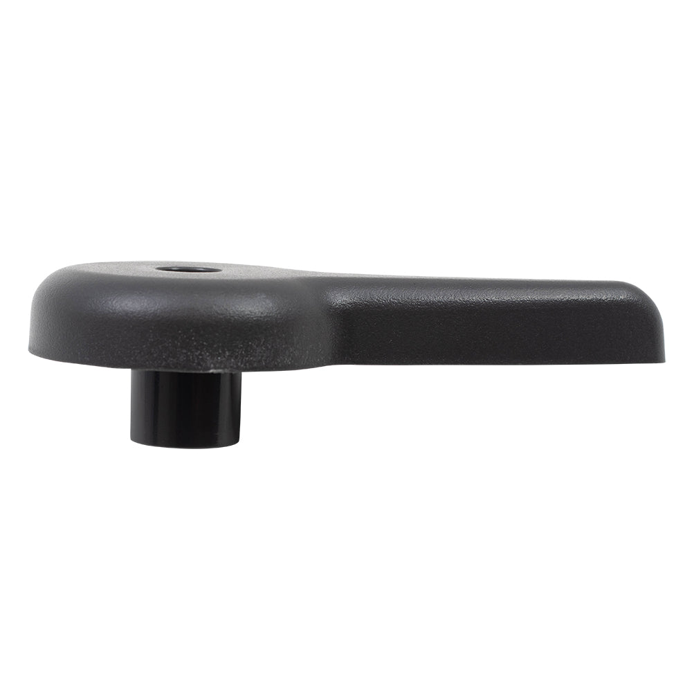 Brock Replacement Driver Front Recliner Handle Charcoal Black Compatible with 2003-2007 Silverado Sierra Pickup Truck w/Split Bench