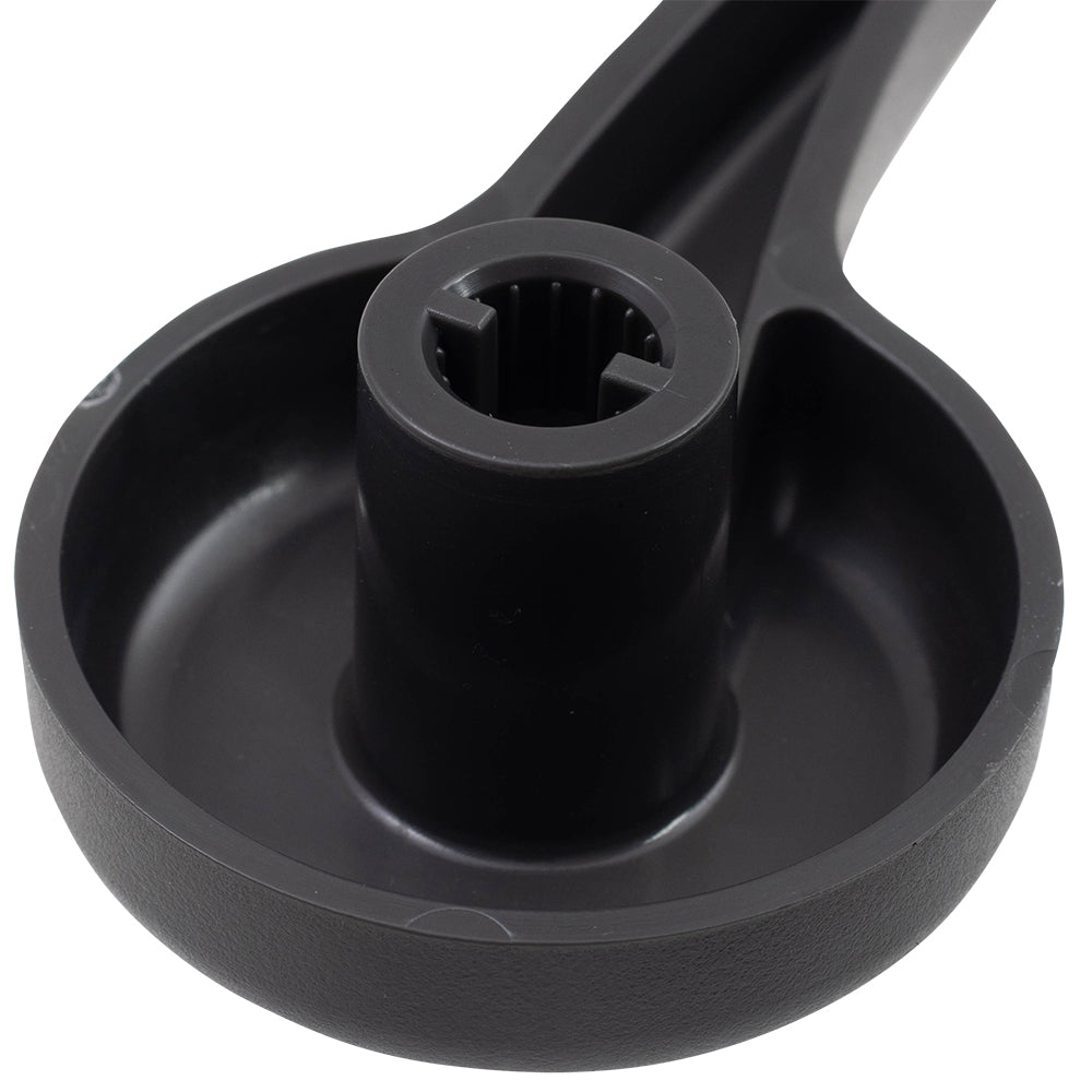 Brock Replacement Driver Front Recliner Handle Charcoal Black Compatible with 2003-2007 Silverado Sierra Pickup Truck w/Split Bench