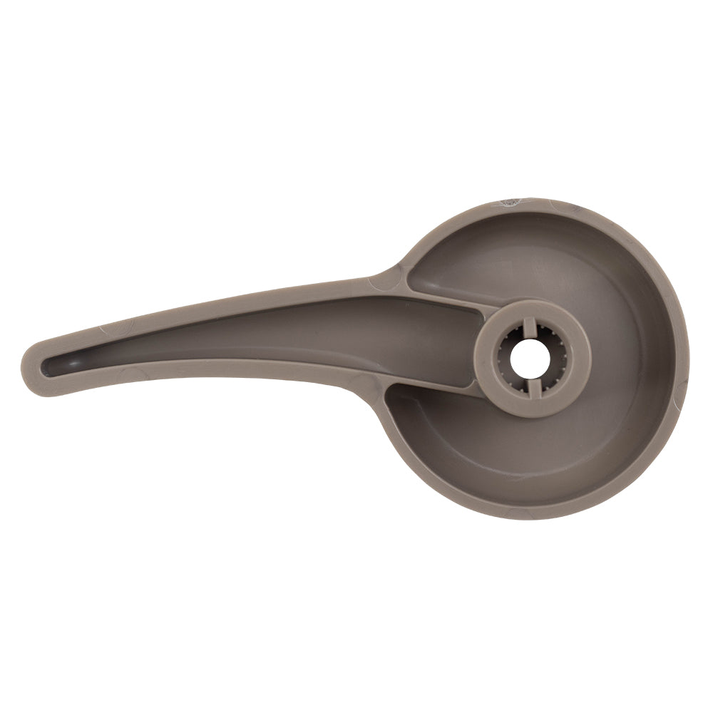 Brock Replacement Set Front Recliner Handles Tan Compatible with 2003-2007 Silverado Sierra Pickup Truck w/ Split Bench