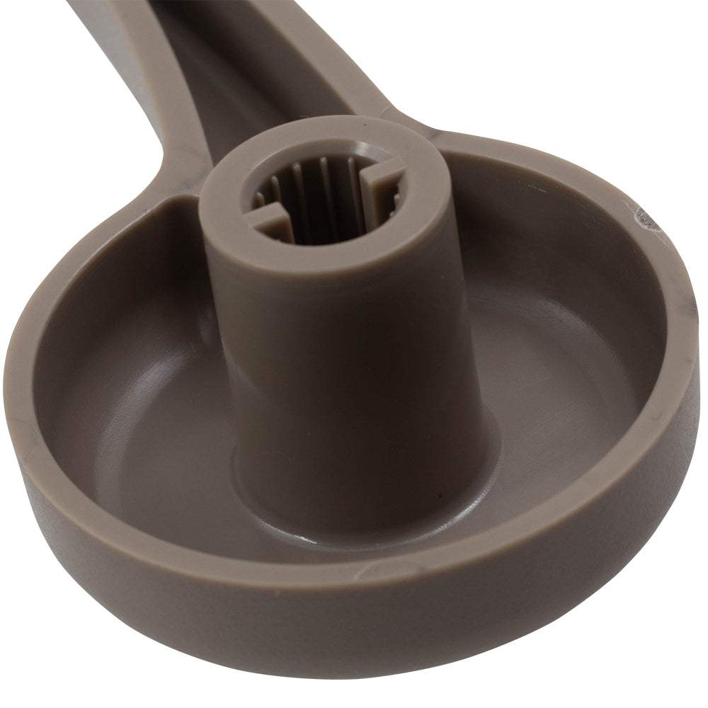 Brock Replacement Set Front Recliner Handles Tan Compatible with 2003-2007 Silverado Sierra Pickup Truck w/ Split Bench