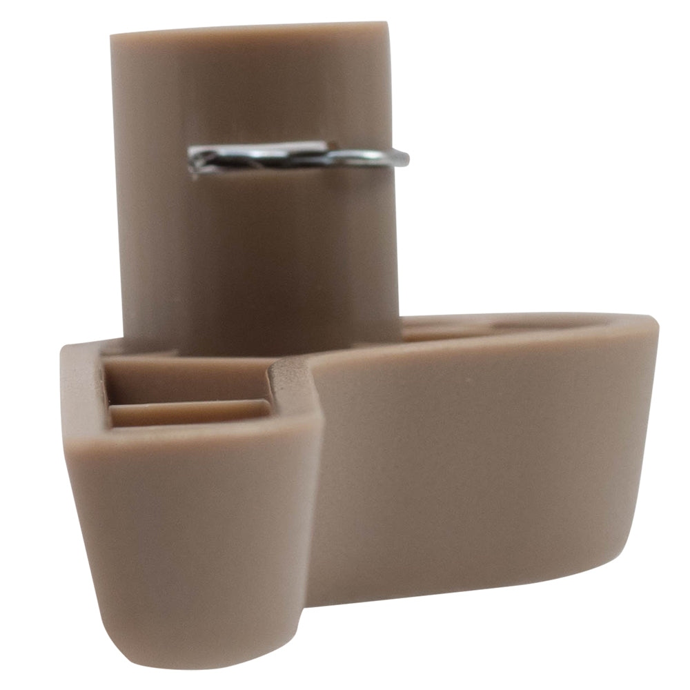 Brock Replacement Driver Front Beige Recliner Handle Compatible with 2007-2014 Silverado Sierra Pickup Truck