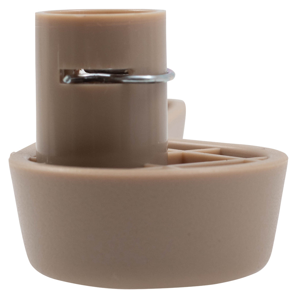 Brock Replacement Passenger Front Beige Recliner Handle Compatible with 2007-2014 Silverado Sierra Pickup Truck