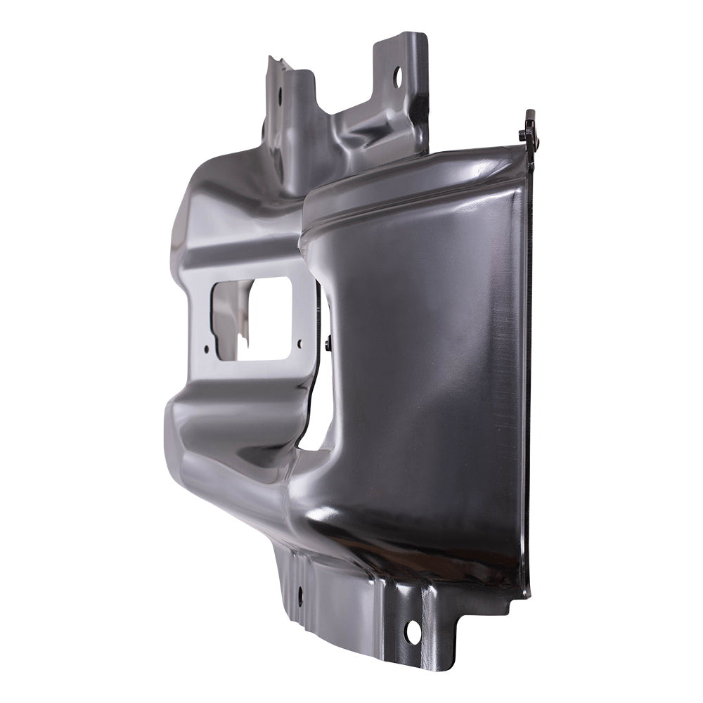 Brock Replacement Front Driver and Passenger Side Bumper Brackets Compatible with 2015-2019 Sierra 2500/3500