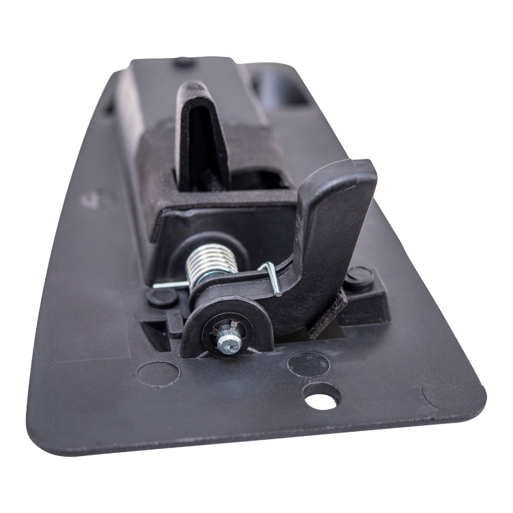 Brock Aftermarket Replacement Passenger Right Outside Door Handle Textured Black Metal Upgrade Rear Door Jamb Mounted Compatible with 1999-2007 GM Pickup Extended Cab