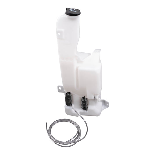 Brock Replacement Windshield Washer Reservoir Set with Cap, 2 Pumps and Low Fluid Sensor Compatible with 2000-2006 Suburban/Tahoe/Yukon/Yukon XL, 2002-2006 Escalade & 2003-2006 Escalade ESV