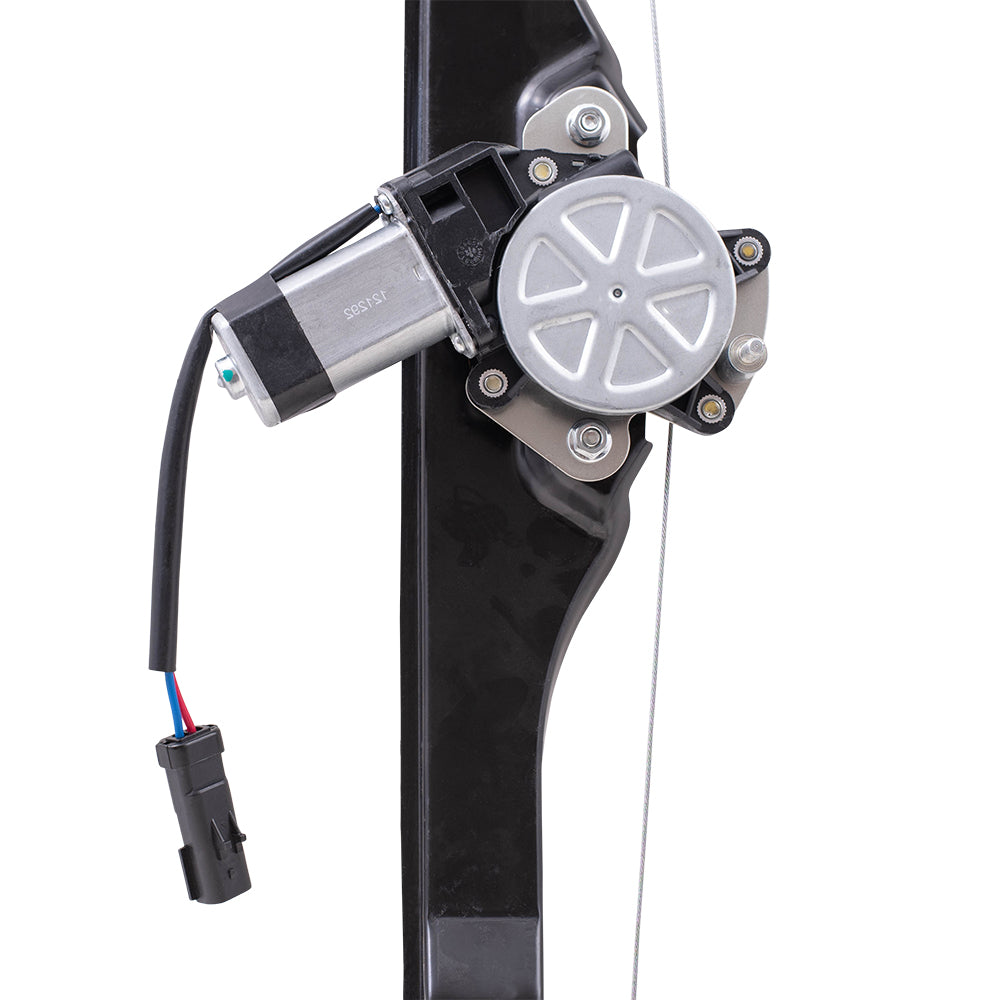 Brock Replacement Rear Driver Side Power Window Regulator with Motor Compatible with 2013-2016 Acadia/ 2017 Acadia Limited/ 2013-2017 Traverse/ 2013-2017 Enclave