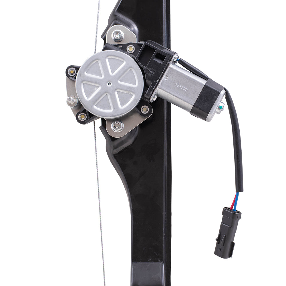 Brock Replacement Rear Passenger Side Power Window Regulator with Motor Compatible with 2013-2016 Acadia/ 2017 Acadia Limited/ 2013-2017 Traverse/ 2013-2017 Enclave