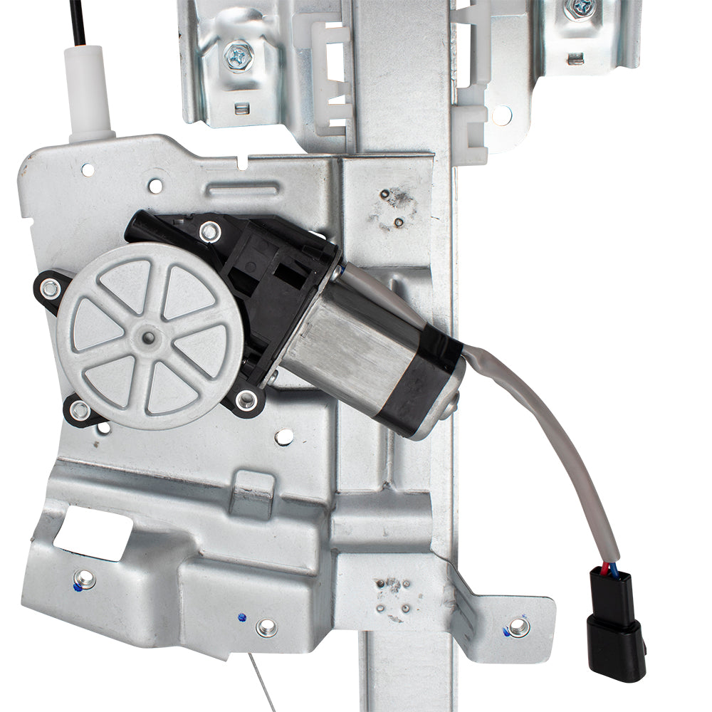 Brock Replacement Set Front Power Window Regulators with Lift Motors Compatible with 2006-2011 Lucerne 15929732 15929736