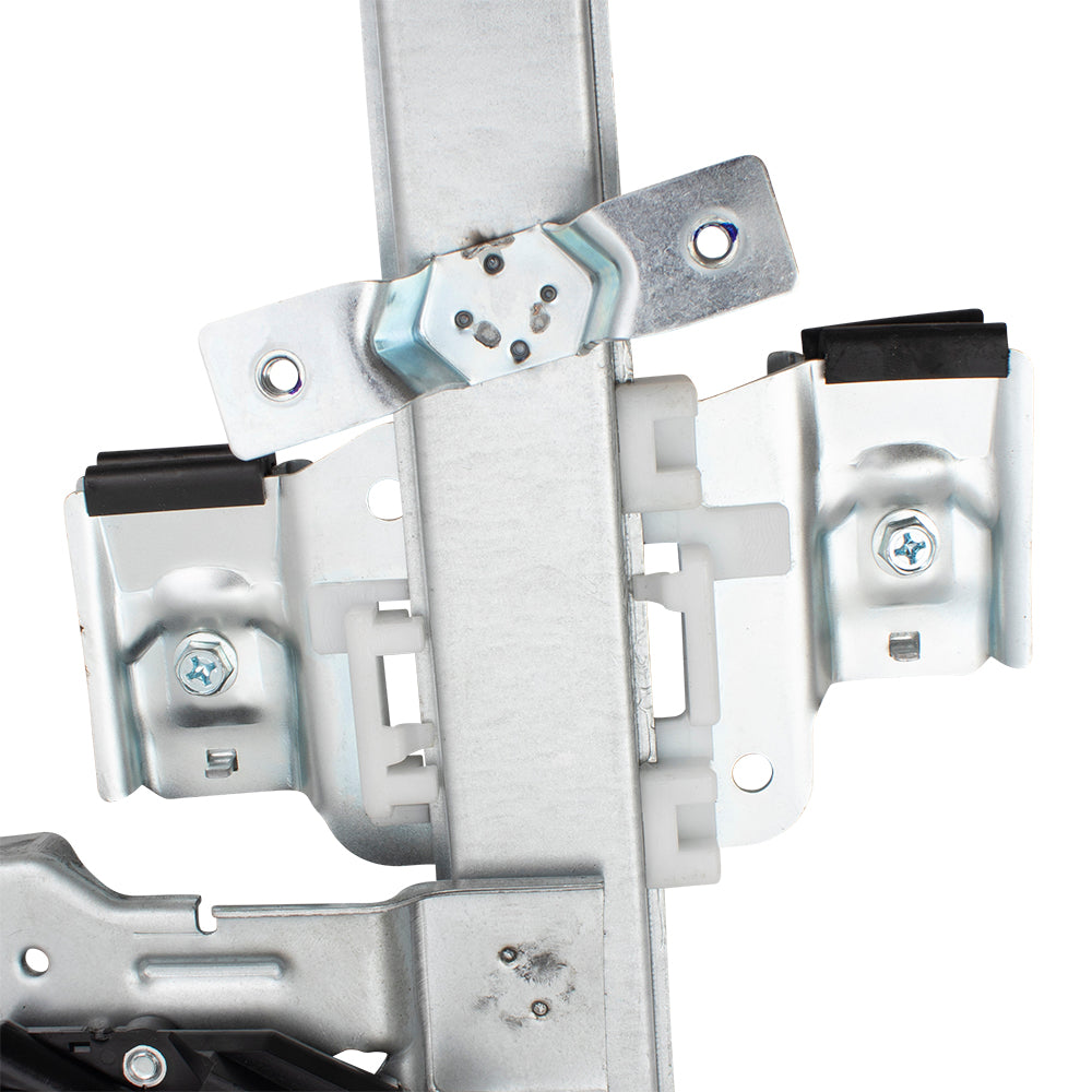 Brock Replacement Set Front Power Window Regulators with Lift Motors Compatible with 2006-2011 Lucerne 15929732 15929736