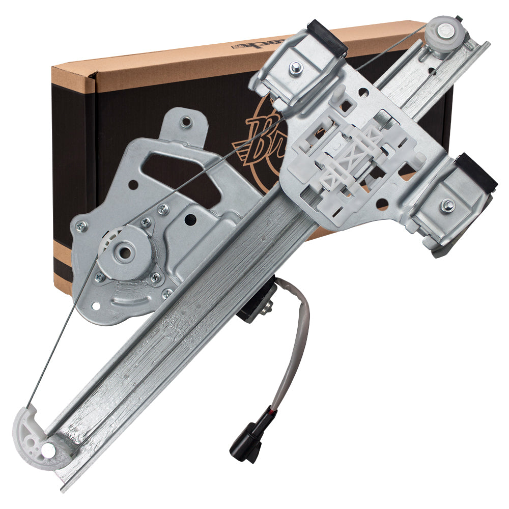 Brock Replacement Driver Rear Power Window Regulator with Lift Motor Assembly Compatible with 2006-2010 H3 & H3T 25964205