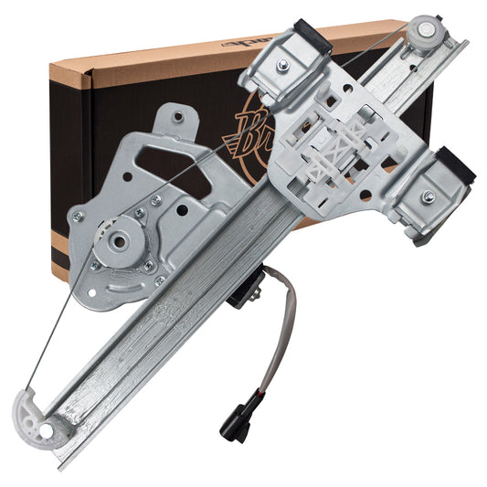 Brock Replacement Driver Rear Power Window Regulator with Lift Motor Assembly Compatible with 2006-2010 H3 & H3T 25964205