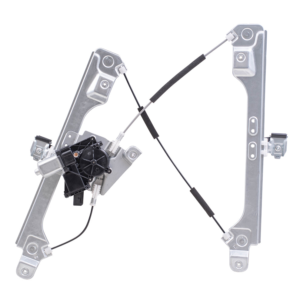Brock Aftermarket Replacement Front Driver Left Passenger Right Power Window Regulator Set with Motor Compatible with 2010-2015 Cadillac SRX
