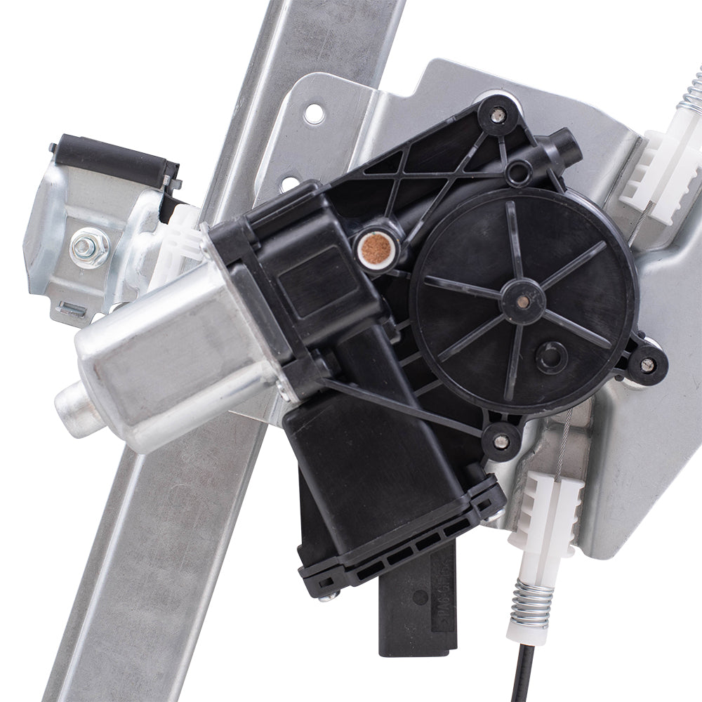 Brock Aftermarket Replacement Front Driver Left Passenger Right Power Window Regulator Set with Motor Compatible with 2010-2015 Cadillac SRX