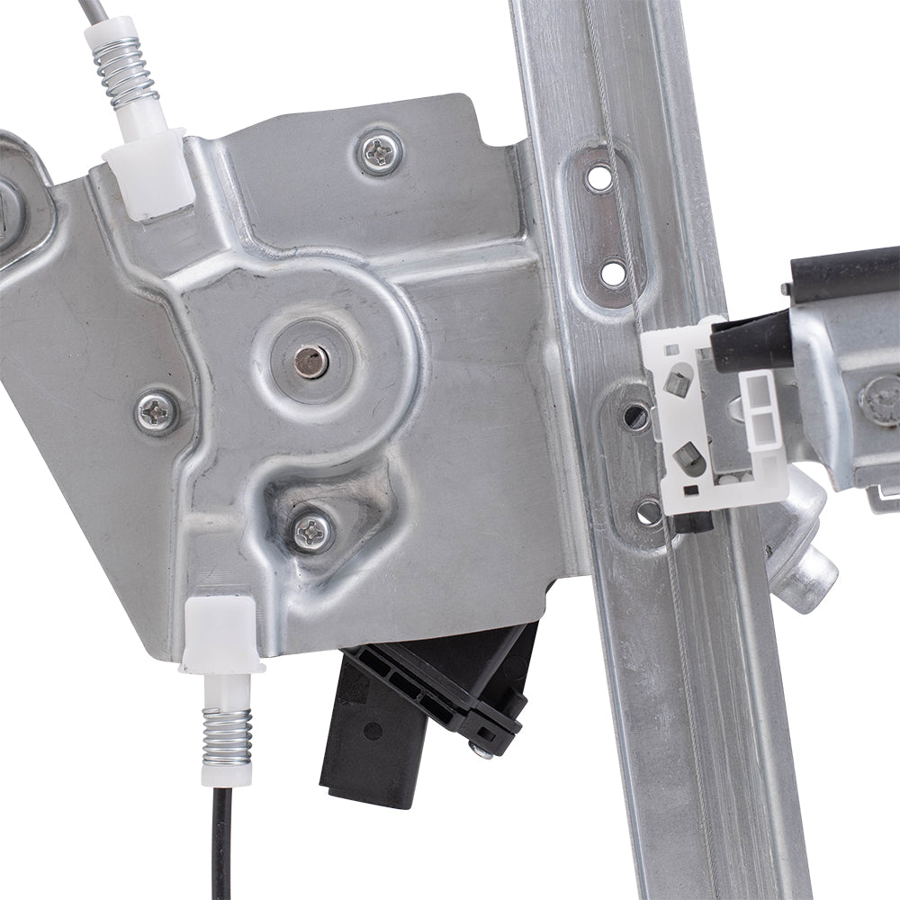 Brock Aftermarket Replacement Front Driver Left Passenger Right Power Window Regulator Set with Motor Compatible with 2010-2015 Cadillac SRX