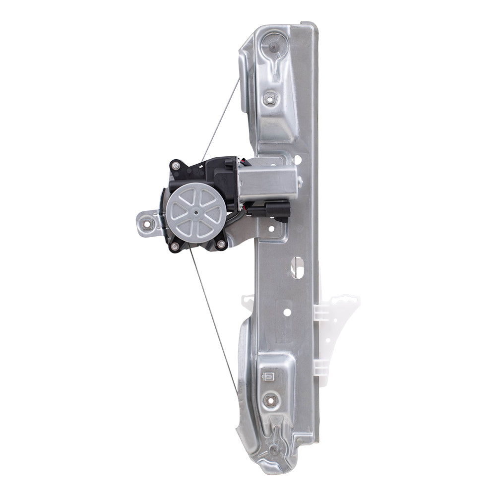 Brock Aftermarket Replacement Rear Passenger Right Power Window Regulator with Motor Compatible with 2012-2013 Buick Verano