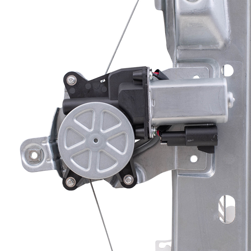 Brock Aftermarket Replacement Rear Passenger Right Power Window Regulator with Motor Compatible with 2012-2013 Buick Verano