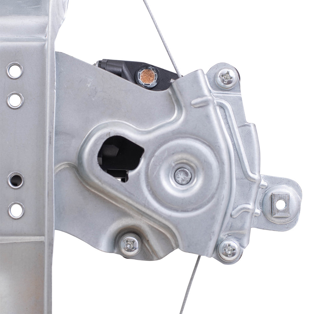 Brock Aftermarket Replacement Rear Passenger Right Power Window Regulator with Motor Compatible with 2012-2013 Buick Verano