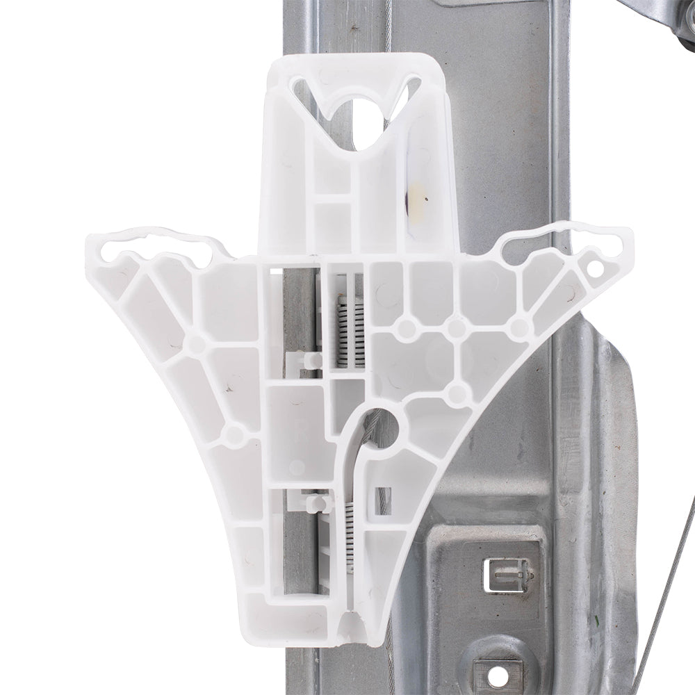 Brock Aftermarket Replacement Rear Passenger Right Power Window Regulator with Motor Compatible with 2012-2013 Buick Verano