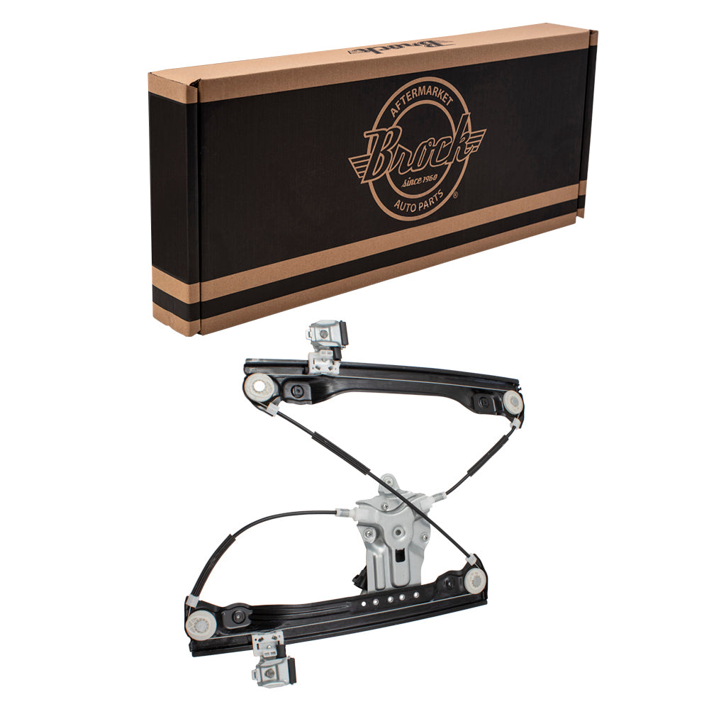 Brock Replacement Passenger Front Power Window Regulator with Lift Motor Assembly Compatible with 2011-2012 Cruze 95226746