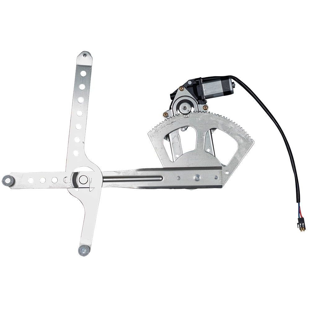 Brock Replacement Set Front Power Window Regulators with Lift Motors Compatible with 88-02 C/K Pickup Truck 22071949 22071948