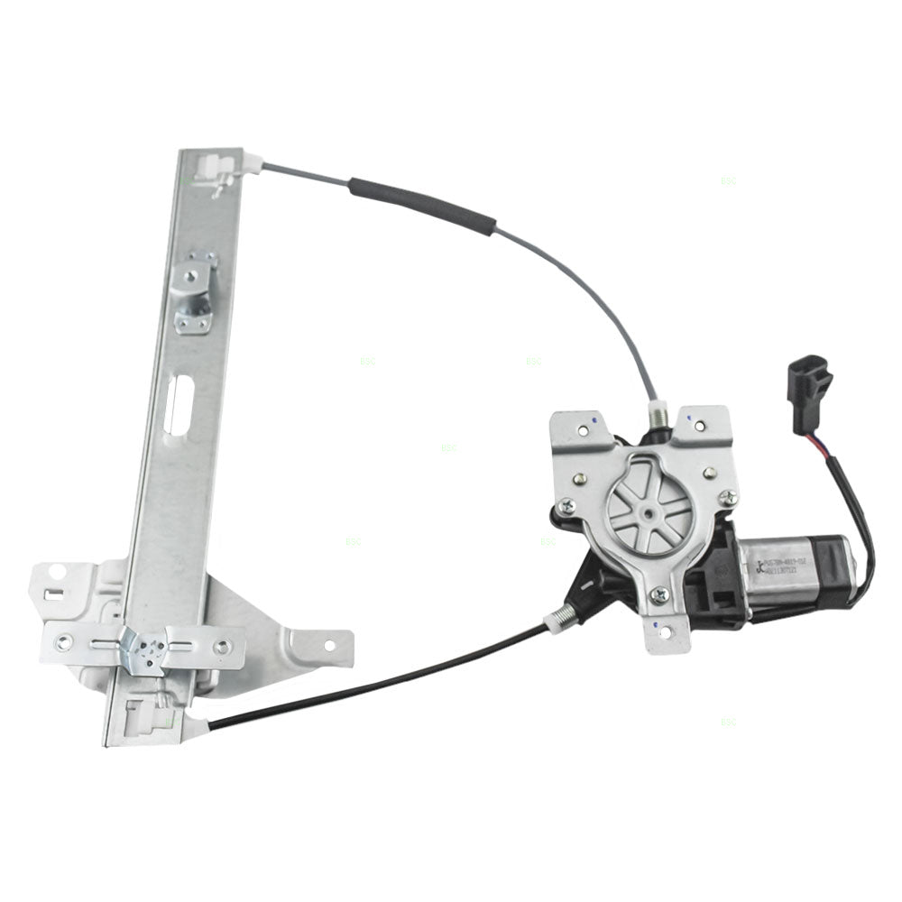 Brock Replacement Driver Rear Power Window Regulator with Lift Motor Assembly Compatible with 2000-2005 Impala 10338857