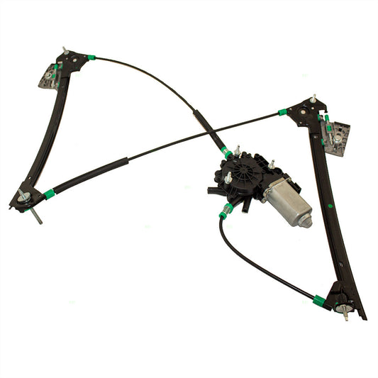 Brock Replacement Driver Front Power Window Regulator with Lift Motor Assembly Compatible with 1997-2004 Corvette C5 10344131