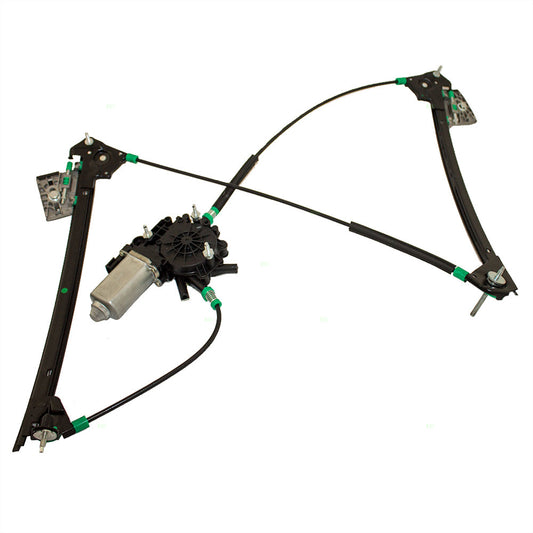Brock Replacement Passenger Front Power Window Regulator with Lift Motor Assembly Compatible with 1997-2004 Corvette C5 15781690