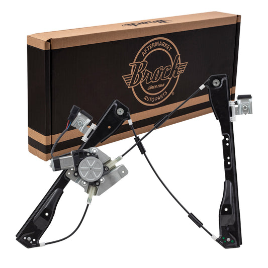 Brock Replacement Passenger Front Power Window Regulator with Lift Motor Assembly Compatible with 2008-2012 Malibu 25943967